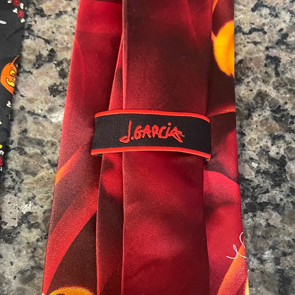 Halloween Ties - set of two Skeleton and Pumpkin Design - Picture 4 of 7